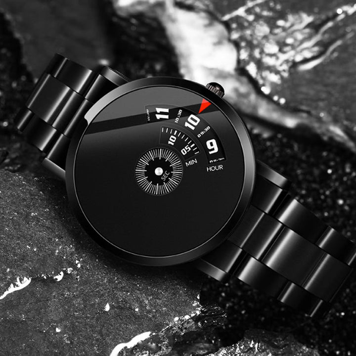 🌌Vattentät automatisk klocka för män – med klockarmband i stål/nät/läder