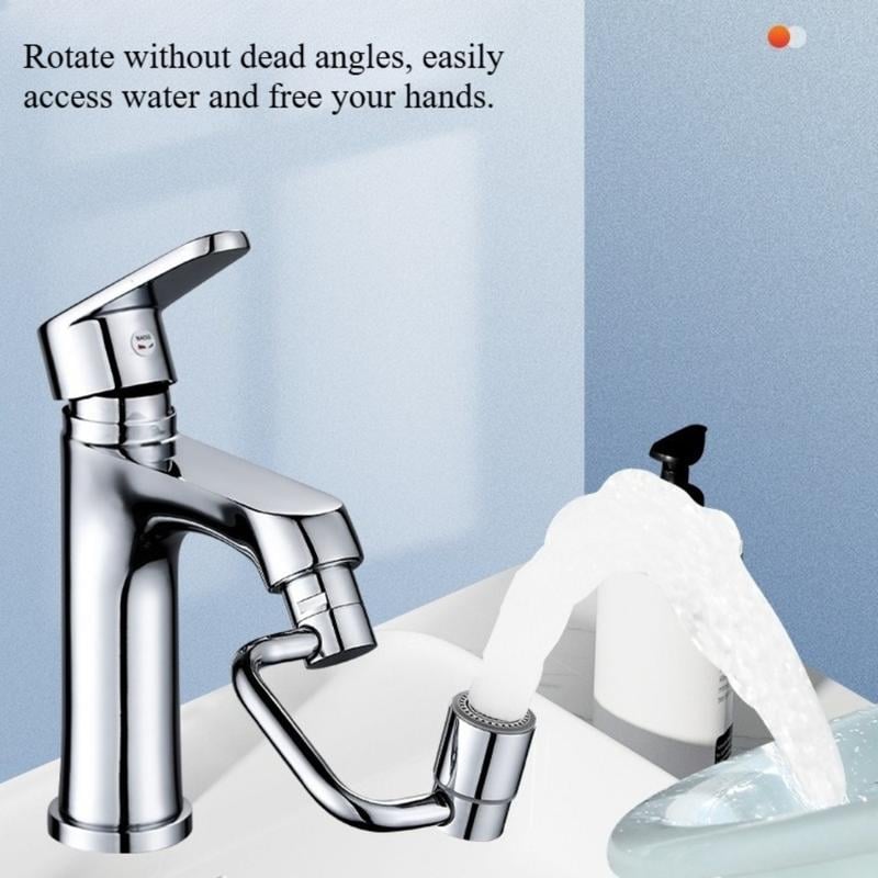 🔥HOT SALE 50% OFF🎁🚰 Upgrade Your Washing Routine✨ TTZZ 1440° Rotatable Faucet Aerator Extension - For Effortless, All-Angle Control!
