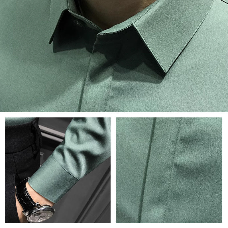 🔥Hot Sale🔥Men's Wrinkle-Free Button-Down Shirt