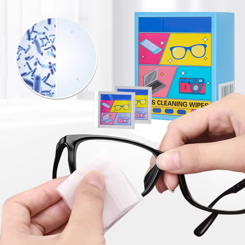 Toallitas limpiadoras antivaho para lentes de gafas