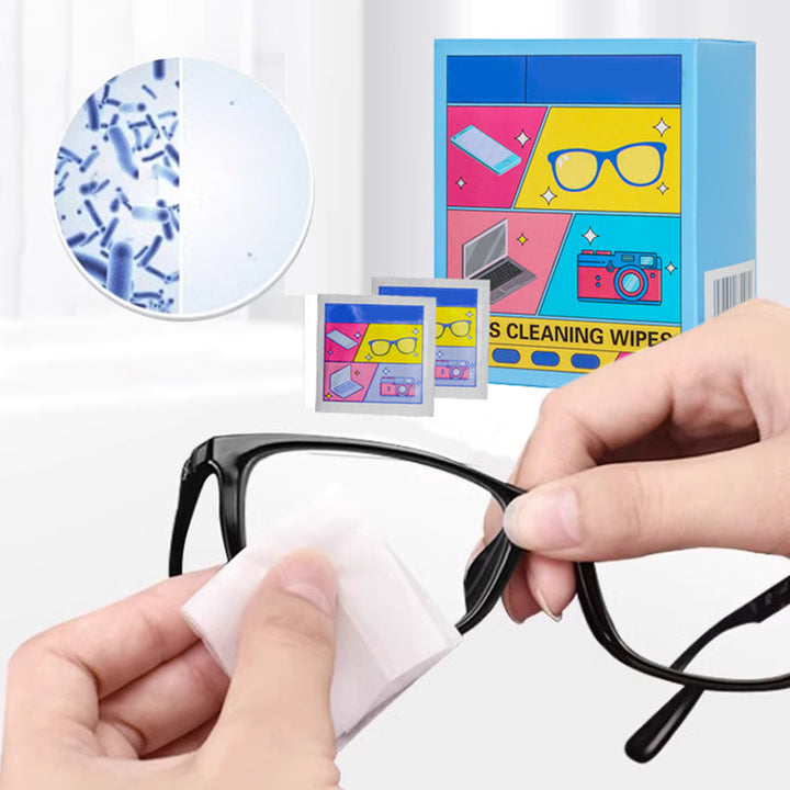 Toallitas limpiadoras antivaho para lentes de gafas