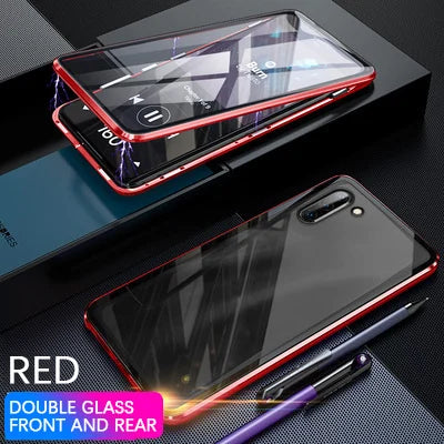 High Definition Magnetisch Gehard Glas Dubbelzijdig Telefoongeval voor Samsung