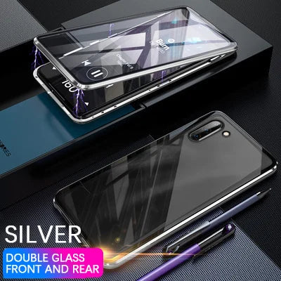 High Definition Magnetisch Gehard Glas Dubbelzijdig Telefoongeval voor Samsung