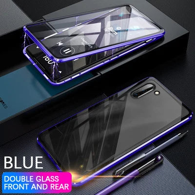 High Definition Magnetisch Gehard Glas Dubbelzijdig Telefoongeval voor Samsung