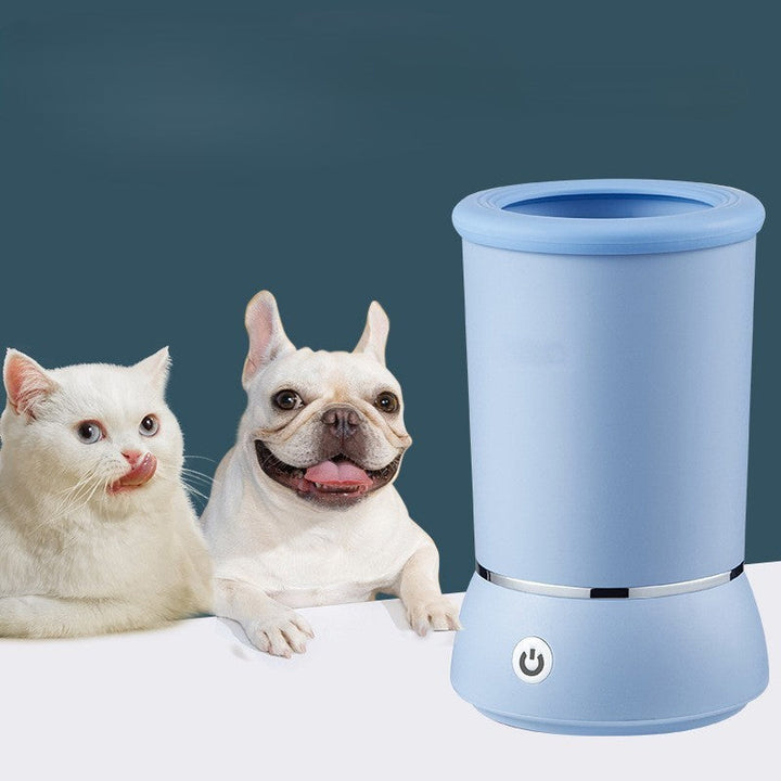 🐾 Intelligent roterande tassskrubber för husdjur 🌿