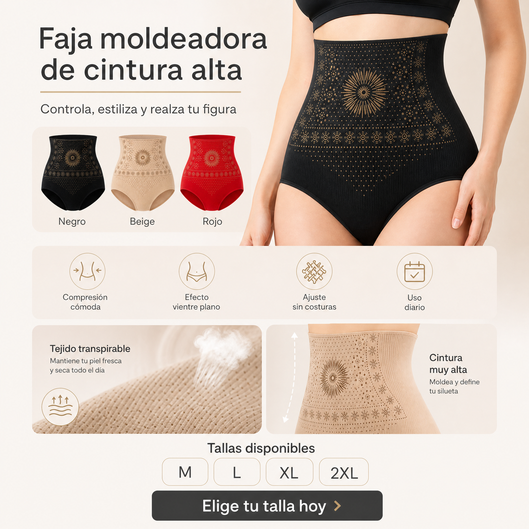 Thermogene Shorts mit Bauchkontrolle – 30 Minuten täglich tragen, aktiviert die Wärme &amp;  Fördert die Durchblutung. Sorgt für eine straffere, glattere Kontur. Kein Fitnessstudio nötig. Eine clevere Wahl für Shapewear. 👵✨