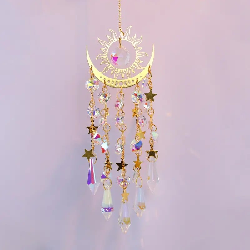 🔥Big Sale-50% Off🌈Crystal Sun Catcher, lndoor Outdoor Decor for Window Bedroom Courtyard Garden☪️