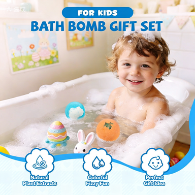 🛁 60 % RABATT |🌊 Badebomber med havtema | 60 g * 12 stk, skummende badetid &amp;  Morsom gaveidé ✨