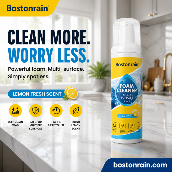 🧼 50% OFF NOW!🔥 Multi-Purpose Foam Cleaner – Powerful Grease &amp; Stain Remover – Leather &amp; Chrome Safe – Home Cleaning Essential Kit 🧽