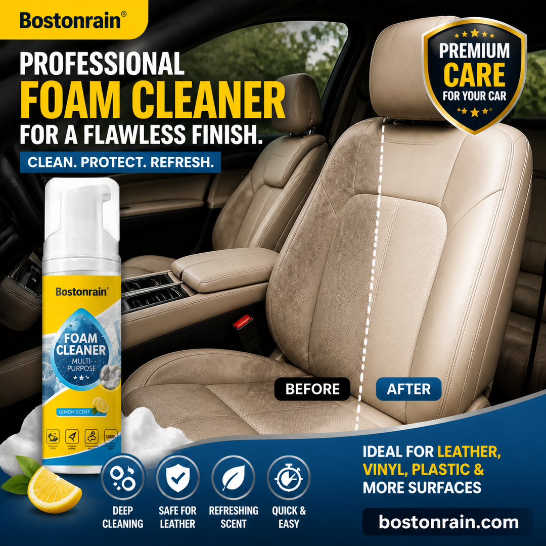 🧼 50% OFF NOW!🔥 Multi-Purpose Foam Cleaner – Powerful Grease &amp; Stain Remover – Leather &amp; Chrome Safe – Home Cleaning Essential Kit 🧽