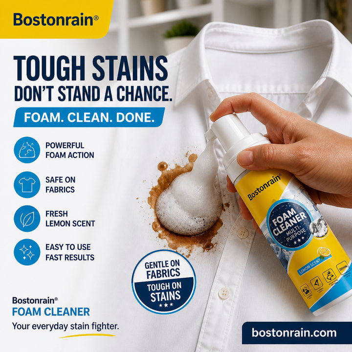 🧼 50% OFF NOW!🔥 Multi-Purpose Foam Cleaner – Powerful Grease &amp; Stain Remover – Leather &amp; Chrome Safe – Home Cleaning Essential Kit 🧽