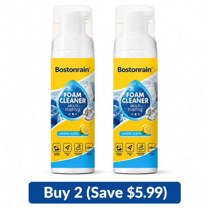 🧼 50% OFF NOW!🔥 Multi-Purpose Foam Cleaner – Powerful Grease &amp; Stain Remover – Leather &amp; Chrome Safe – Home Cleaning Essential Kit 🧽
