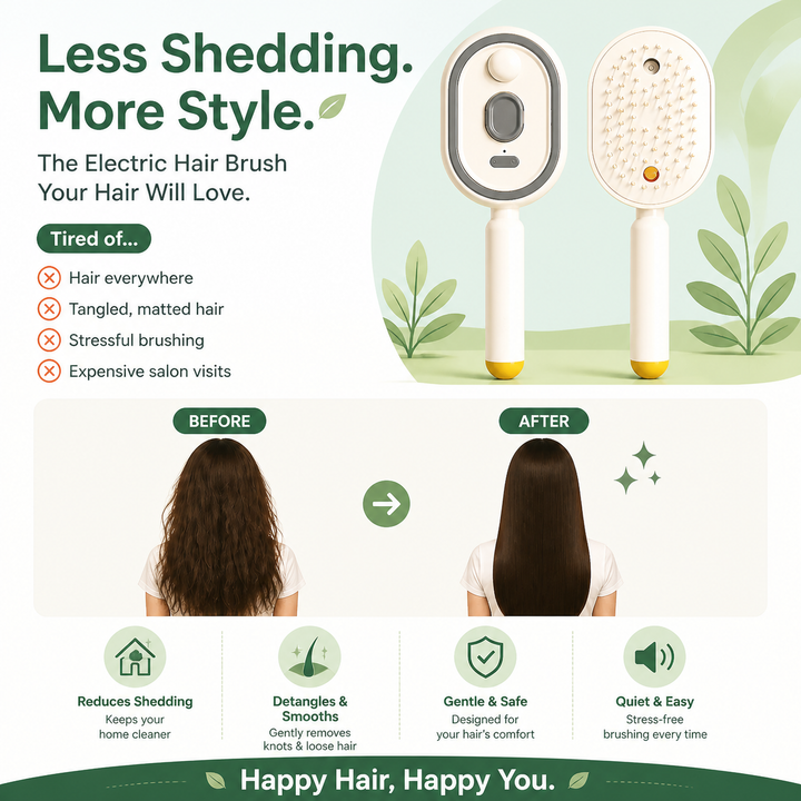 📢📢50% off!! ⏰Moisture Spray Hair Massage Comb✨🔥