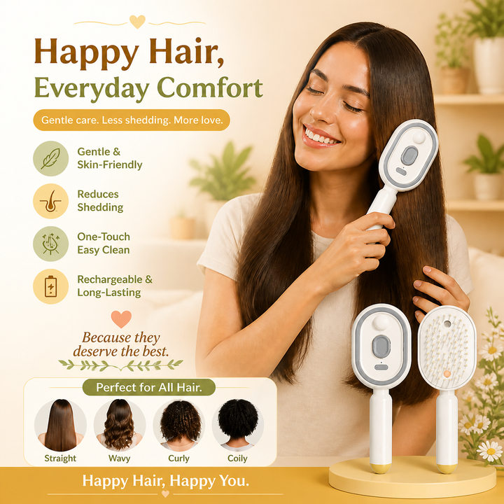 📢📢50% off!! ⏰Moisture Spray Hair Massage Comb✨🔥