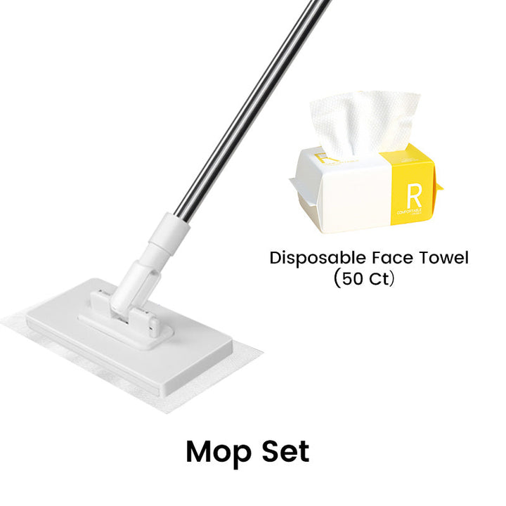 Disposable dust mop with 4 reusable covers 🧹✨