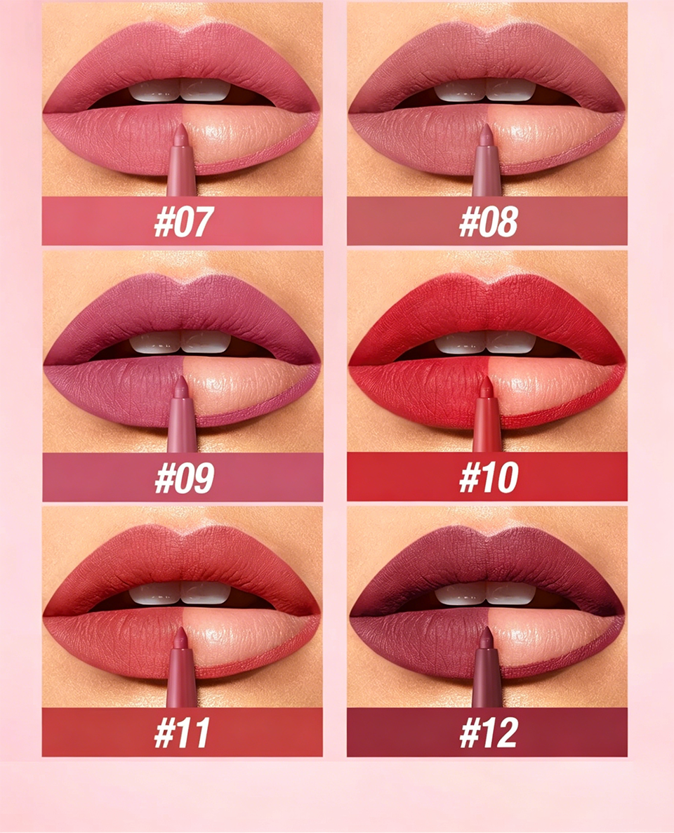 Waterproof Matte Lip Liner Set