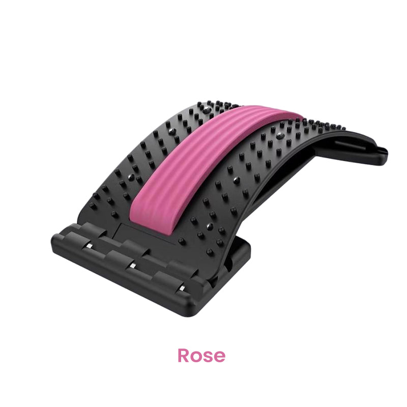 🩹 50% OFF FLASH SALE ! ⚡ Lumbar Stretcher – Ergonomic Spine Support, Adjustable Stretching Levels, Lightweight &amp; Portable 🪑