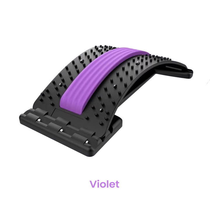 🩹 50% OFF FLASH SALE ! ⚡ Lumbar Stretcher – Ergonomic Spine Support, Adjustable Stretching Levels, Lightweight &amp; Portable 🪑