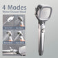 4-mode Handheld Pressurized Shower Head with Pause Switch