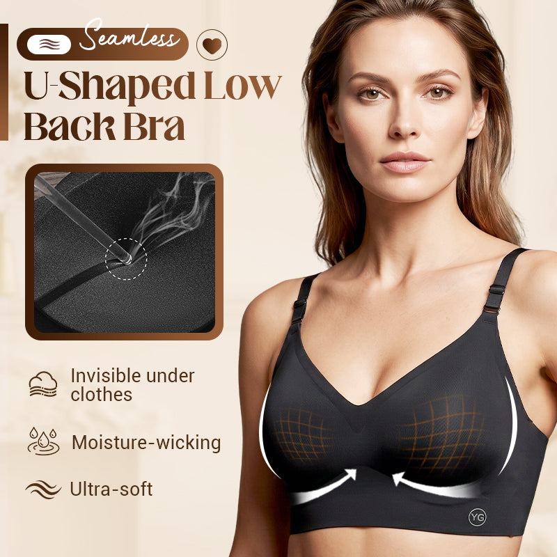 Seamless U-Shaped Low Back Bra