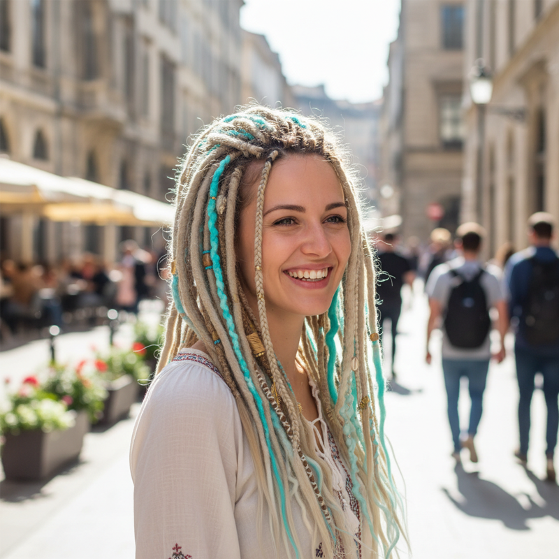 🏆NEW YEAR SALE 49% OFF👩🏼‍🦱Elastic Dread Ponytail Salty Soul