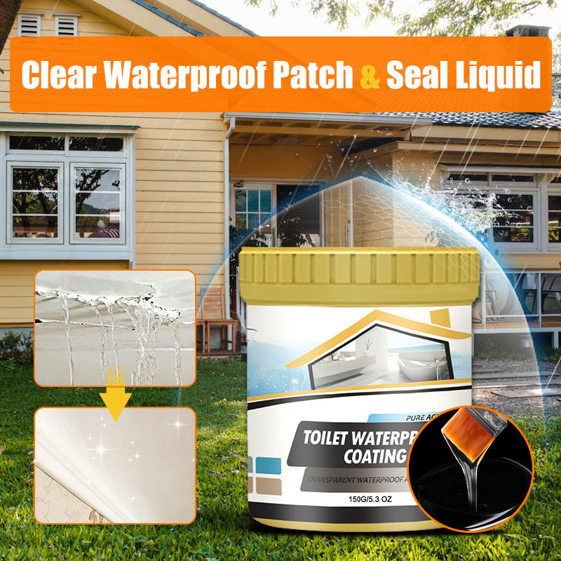 🔥2025 Hot Sale🔥Clear Waterproof Patch & Seal Liquid