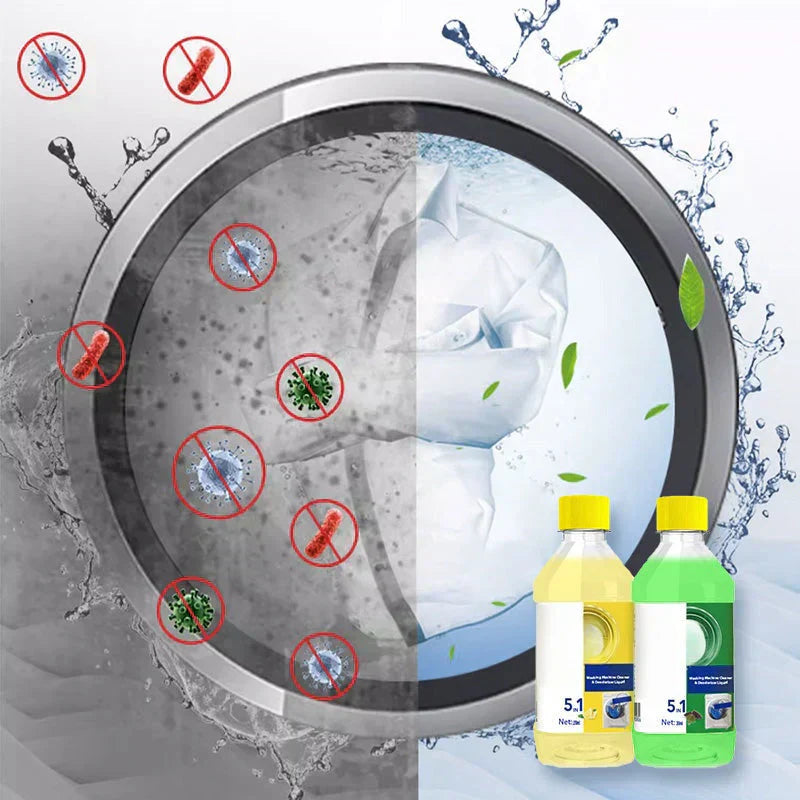 🔥2025 Hot Sale🔥🏠Universal Sterilization and Stain Removal Washing Machine Cleaning Liquid