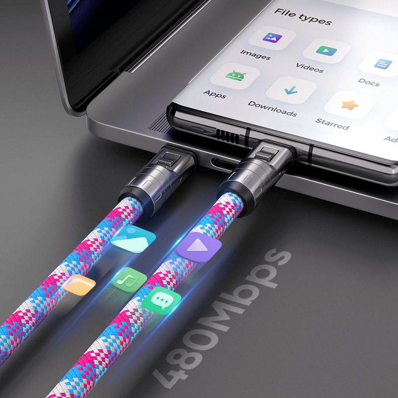 ⏰Last Day Special Price⚡C to C 240W Charging Cable with Wearable Bracelet Design