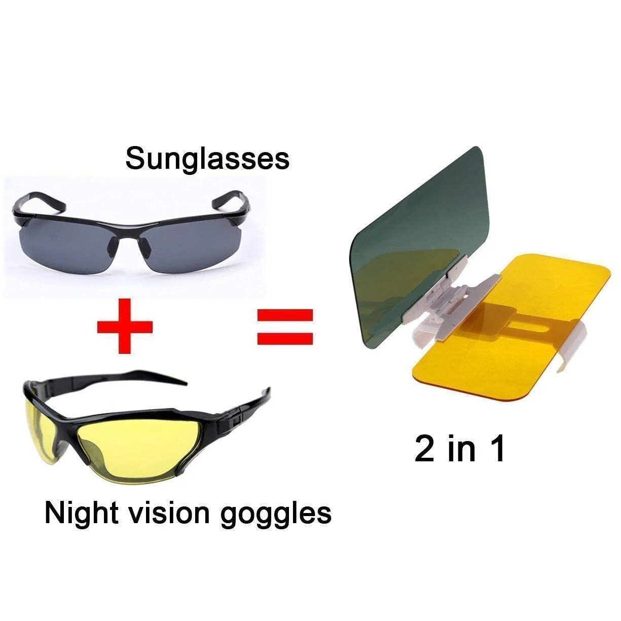 🎁Plaque de protection oculaire antireflet pour automobile 