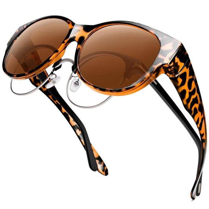 🔥SISTA DAGENS REA - 50% RABATT 🕶2025 Nya Stora Cat Eye Solglasögon Polariserade UV400-skydd