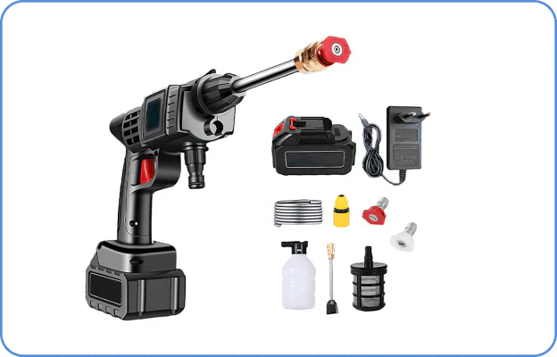 💦 50% OFF INSTANT! 🔥 2025 Cordless Portable Pressure Water Blaster - Multi-Function Cleaning for Cars/Patios/Bikes, Rechargeable &amp; High-Power 🚗✨