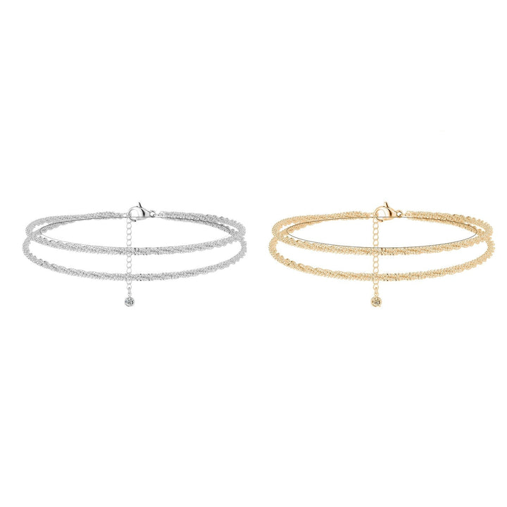 Buy 1 get 1 free🥰Dainty Layered waterproof anklet give yourself the best gift