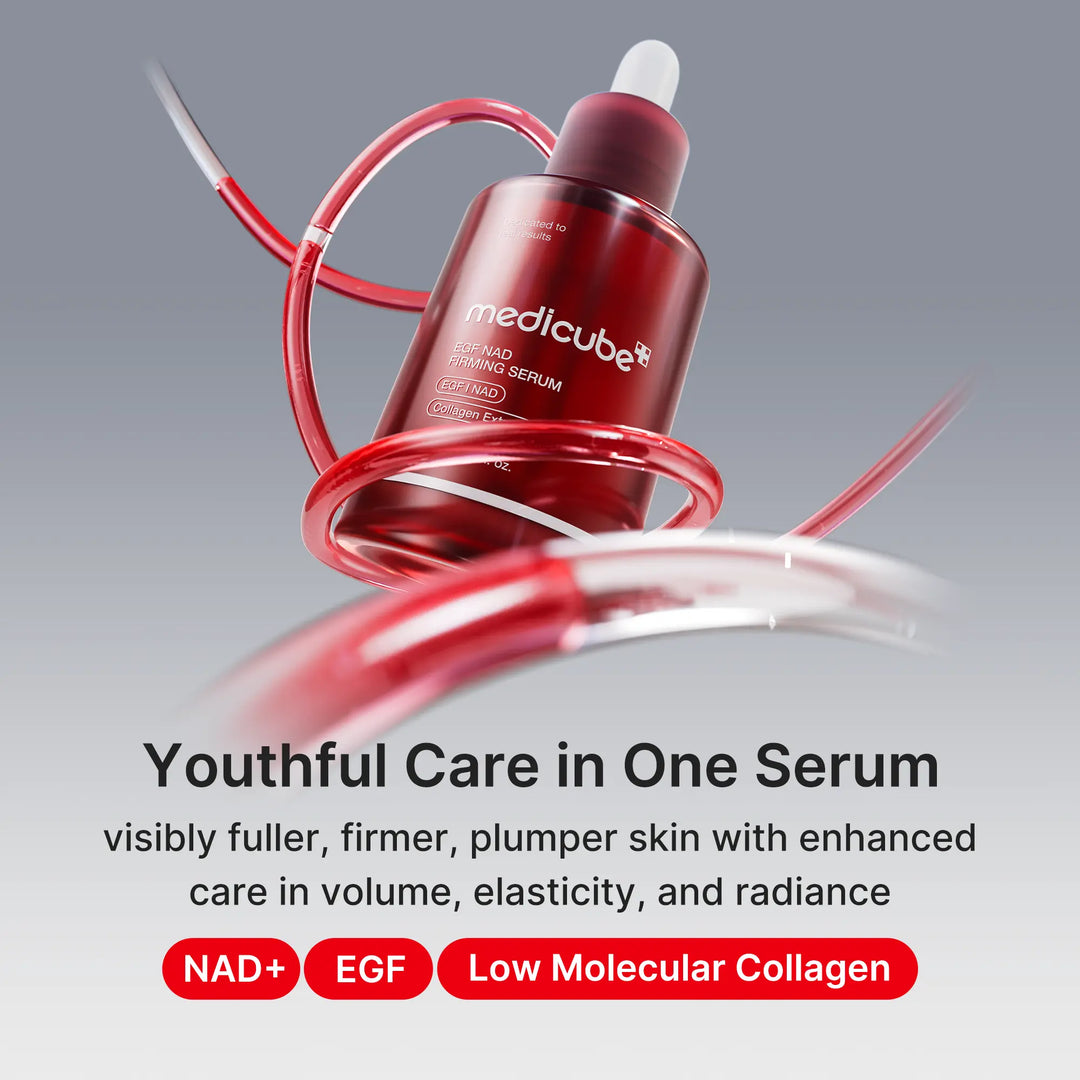 NAD+ EGF Verstevigend Serum | NAD+, EGF, Collageenextract, Anti-aging, Verstevigend, Stralend Serum | Verzorgt fijne lijntjes en verbetert de huidelasticiteit &amp;  Versteviging voor een jeugdige huid (30 ml/1,01 fl. oz.) | Koreaanse huidverzorging, K-Beauty