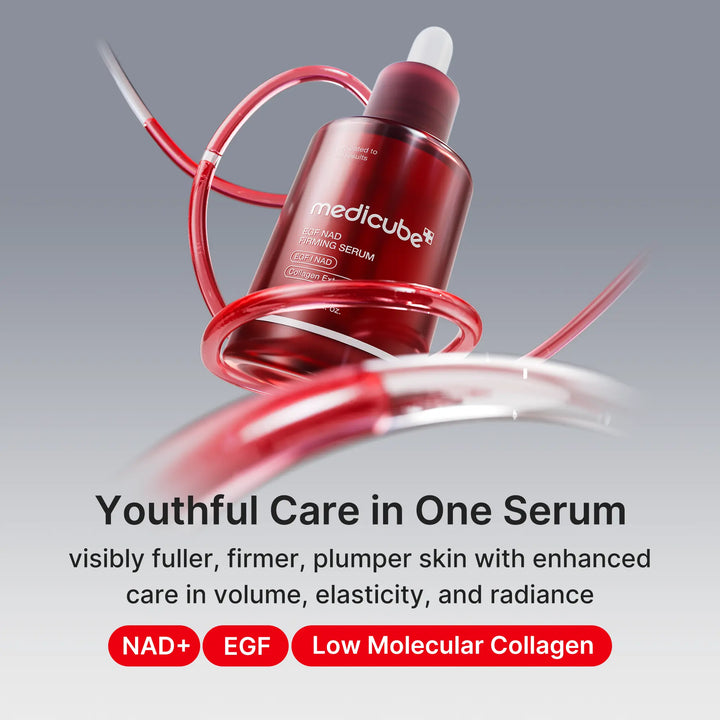 NAD+ EGF Verstevigend Serum | NAD+, EGF, Collageenextract, Anti-aging, Verstevigend, Stralend Serum | Verzorgt fijne lijntjes en verbetert de huidelasticiteit &amp;  Versteviging voor een jeugdige huid (30 ml/1,01 fl. oz.) | Koreaanse huidverzorging, K-Beauty