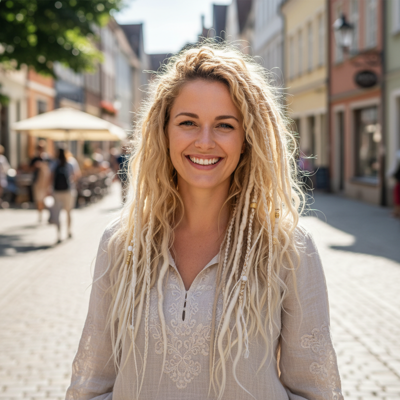 🏆NEW YEAR SALE 49% OFF👩🏼‍🦱Elastic Dread Ponytail Salty Soul