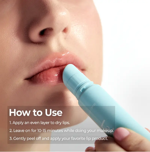 Soothing Prep Lip Mask — Cooling peel-off lip mask for smoother lip prep and a hydrated feel