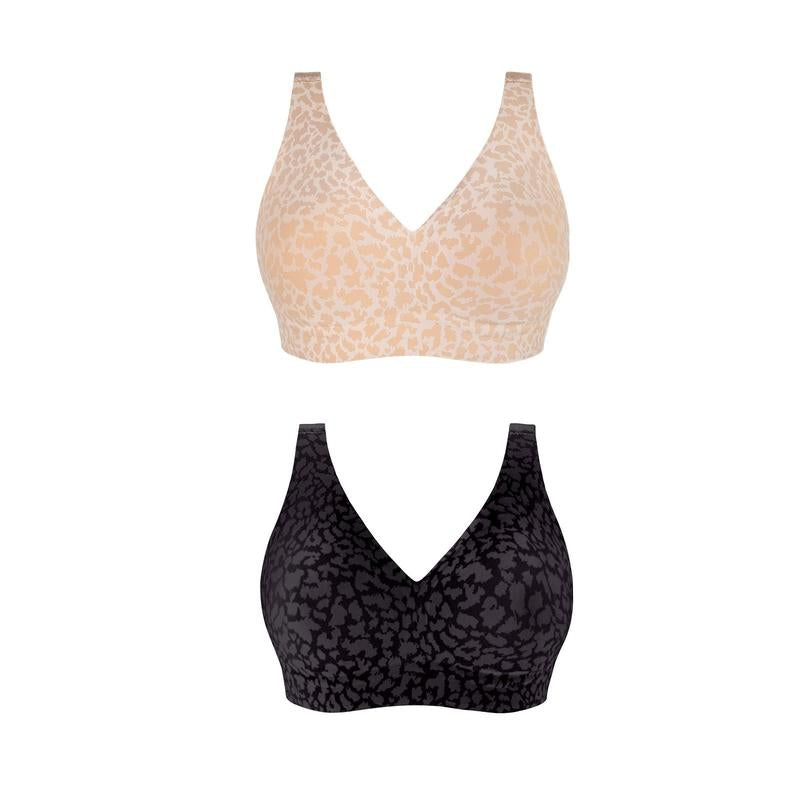 💗LAST DAY PROMOTION - 50%OFF💗Stylish Leopard Pattern Breathable Everyday Bra