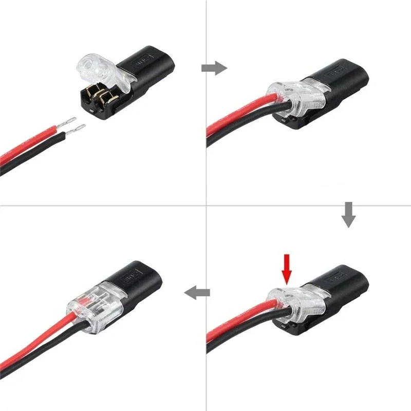 🏆Connecteur enfichable à double fil avec boucle de verrouillage🔩🔒
