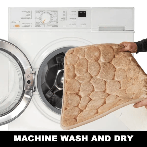 🎁Hot Sale 50% OFF⏳Cobblestone Embossed Bathroom Bath Mat