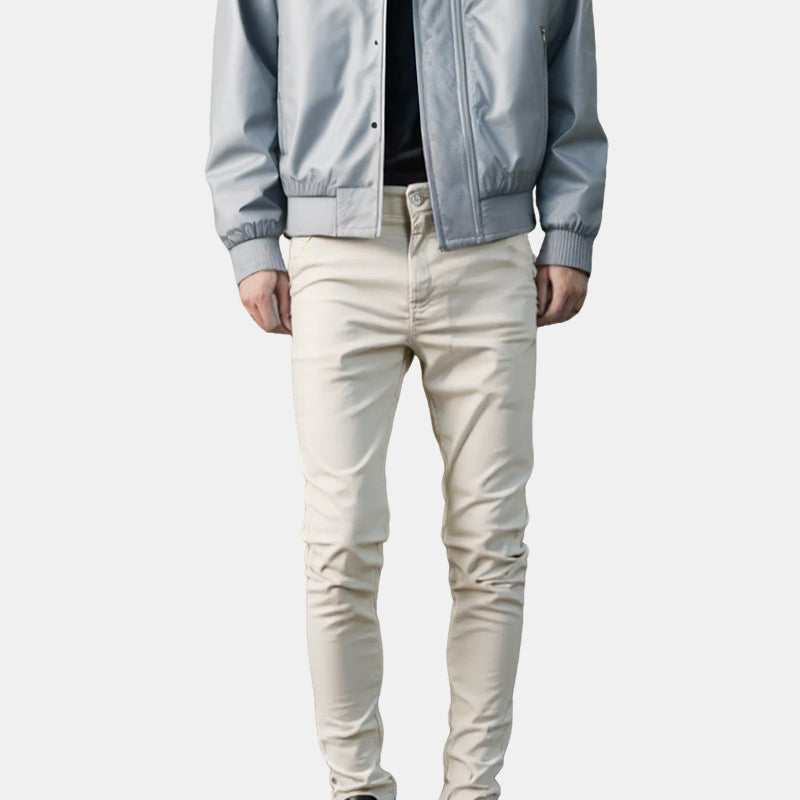 Men’s Slim-Fit Casual Solid Pants – Sleek Solid Tones, Slim Silhouette, Ideal for Easy Pairing 👔