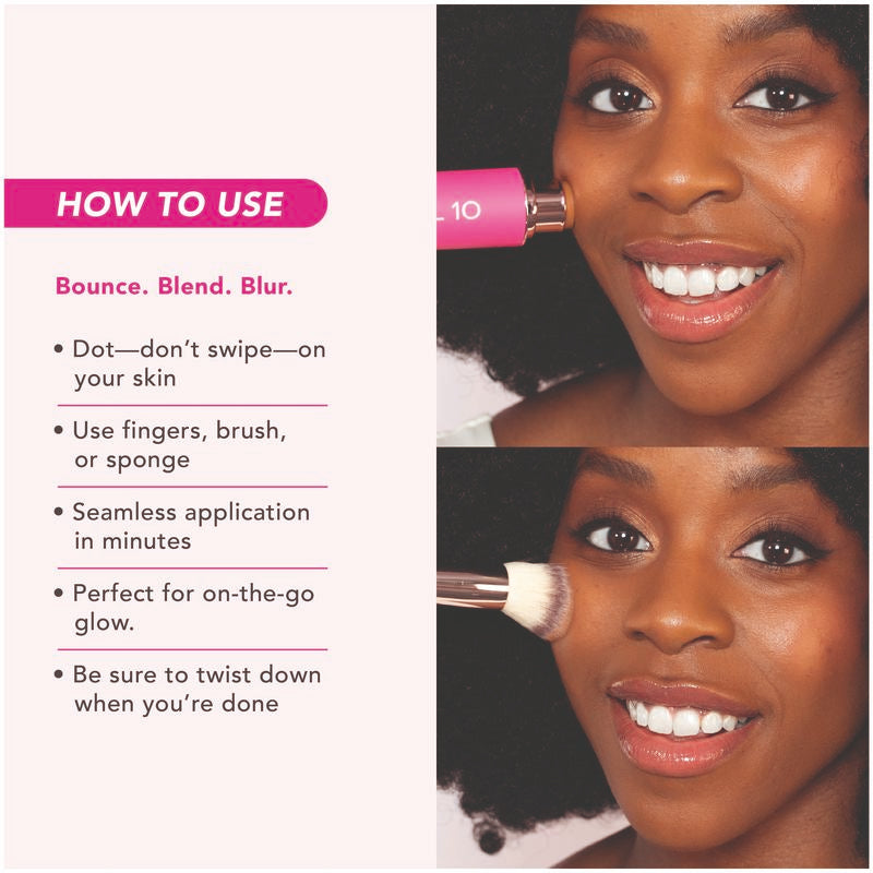 Peptide Blur Stick Foundation met penseel