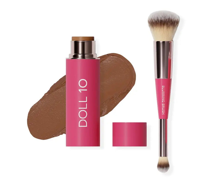 Peptide Blur Stick Foundation met penseel