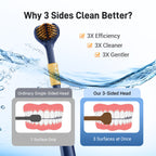 🔥 LAST DAY PROMOTION - 50%OFF 🔥 Three-head multi-angle cleaning toothbrush to ensure your oral safety