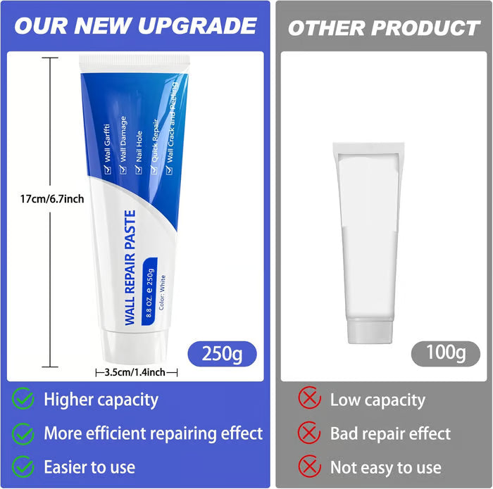 🔬 2026 Innovation | Wall Repair Paste | Fills Cracks &amp; Holes in 1 Step 🏠【Flash Sale】