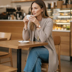 💜 LAST DAY PROMOTION 50%OFF 💜Elegant 3-piece set including long cardigan, top and pants💞