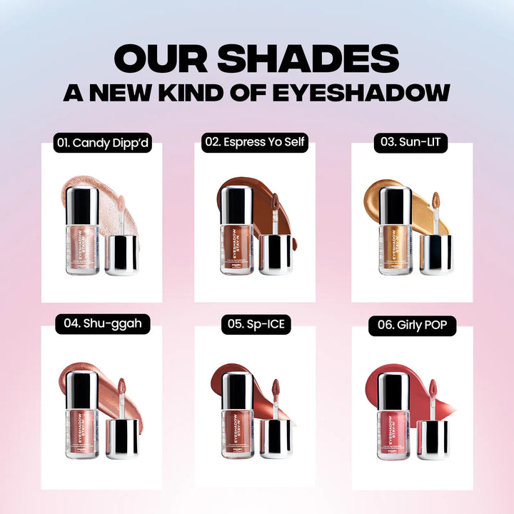 long-lasting, crease-proof liquid eyeshadow