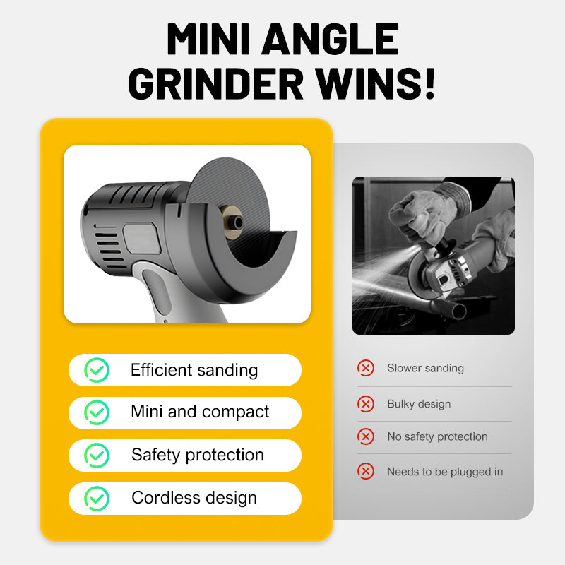 ⏳Time-limited Special🧰12V Mini Angle Grinder with Cutting Disc