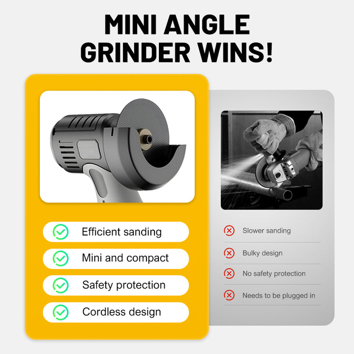 ⏳Time-limited Special🧰12V Mini Angle Grinder with Cutting Disc