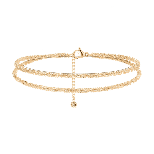 Buy 1 get 1 free🥰Dainty Layered waterproof anklet give yourself the best gift