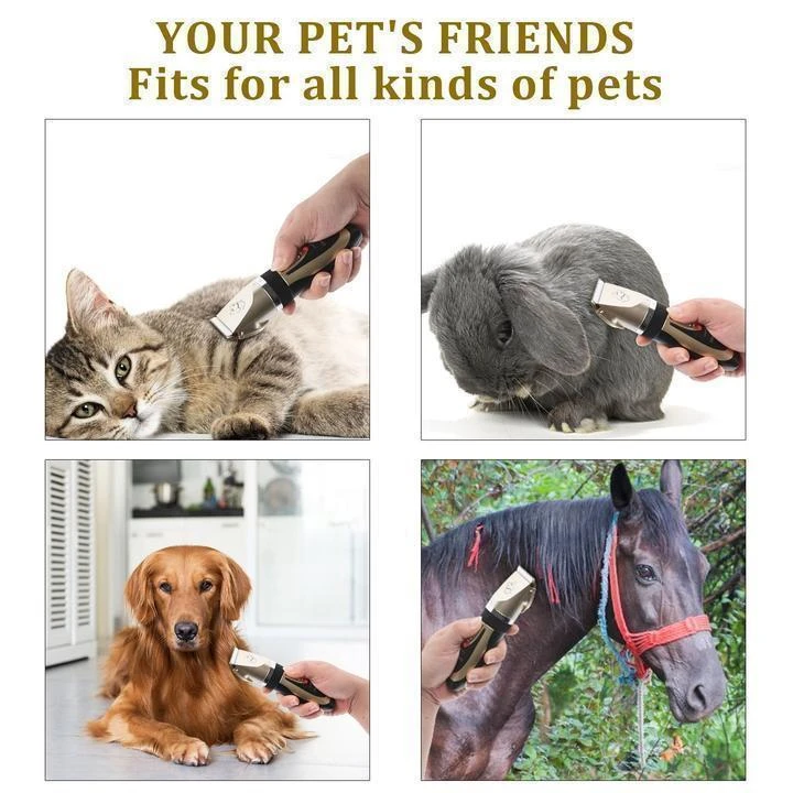 🐶Noise-Free Design Horse Pet Hair Clipper🐎